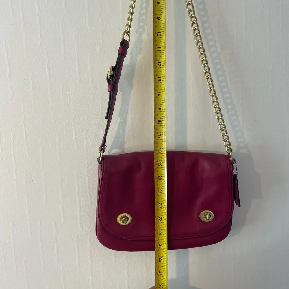 Coach Legacy Double‎ Gusset Flap Chain Bag- Vintage